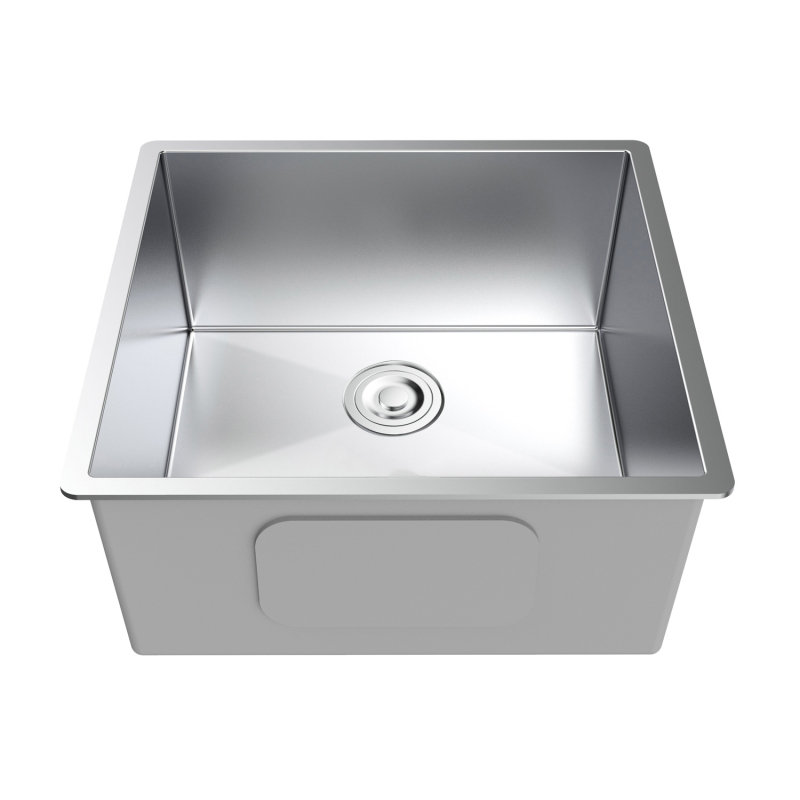 HS1920N Stainless Steel 18 Gauge  20" L x 19" W Undermount Kitchen SinkSingle Bowl Undermount Workstation Kitchen Sink with Zero conner