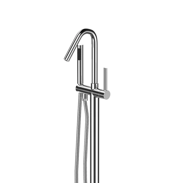 FF034/FF034BB/FF034BN/FF034MB/FF034ORB/FF034VB High Arch Chrome Single Handle Bathtub Filter with Handheld Shower Freestading Faucet