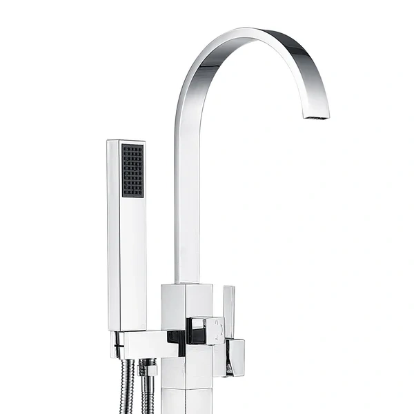 FF016/FF016BB/FF016MB/FF016VB 1-Handle Freestanding Tub Faucet with Hand Shower Head