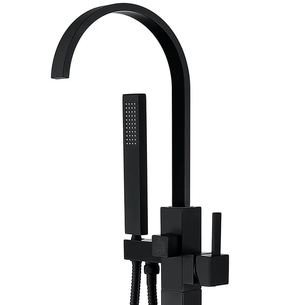 FF016/FF016BB/FF016MB/FF016VB 1-Handle Freestanding Tub Faucet with Hand Shower Head