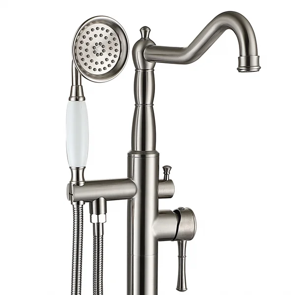 FF003/FF003BB/ FF003BN/FF003MB/FF003ORB/FF003VB  Classical Freestanding Bathtub Faucet with Hand Shower