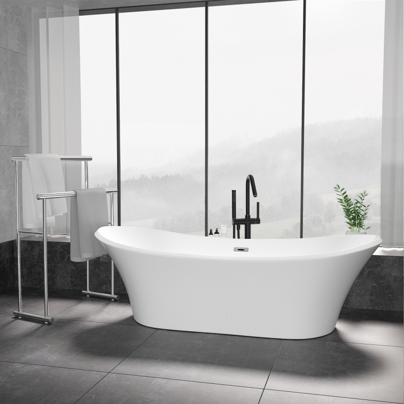 FF003/FF003BB/ FF003BN/FF003MB/FF003ORB/FF003VB  Classical Freestanding Bathtub Faucet with Hand Shower