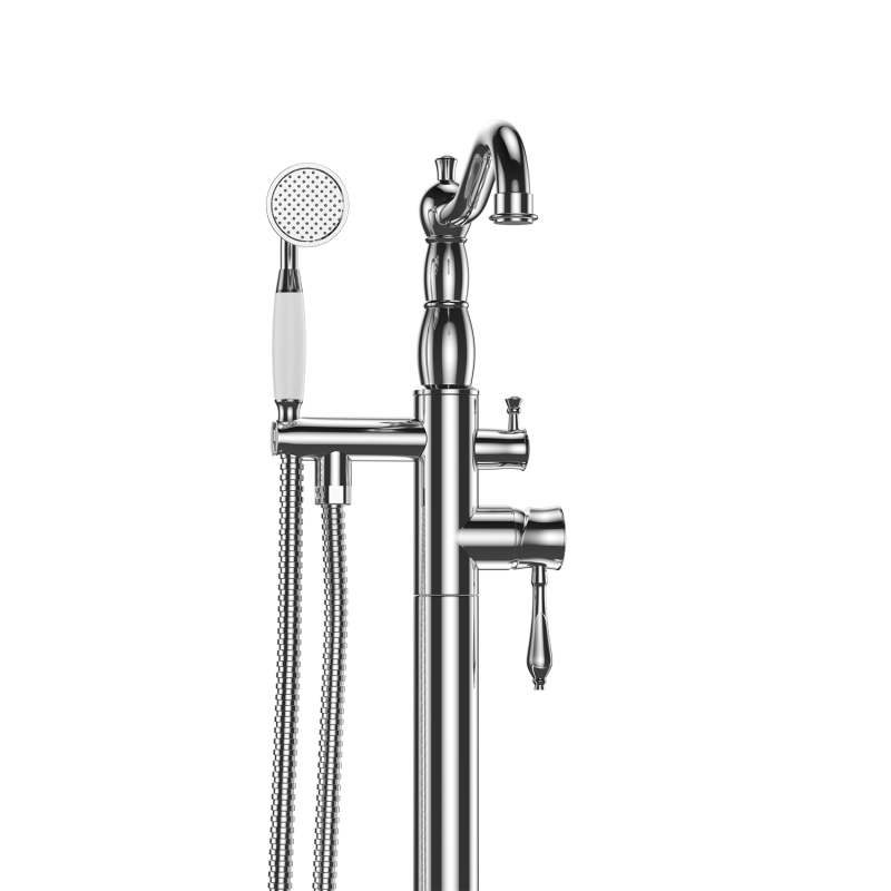 FF003/FF003BB/ FF003BN/FF003MB/FF003ORB/FF003VB  Classical Freestanding Bathtub Faucet with Hand Shower