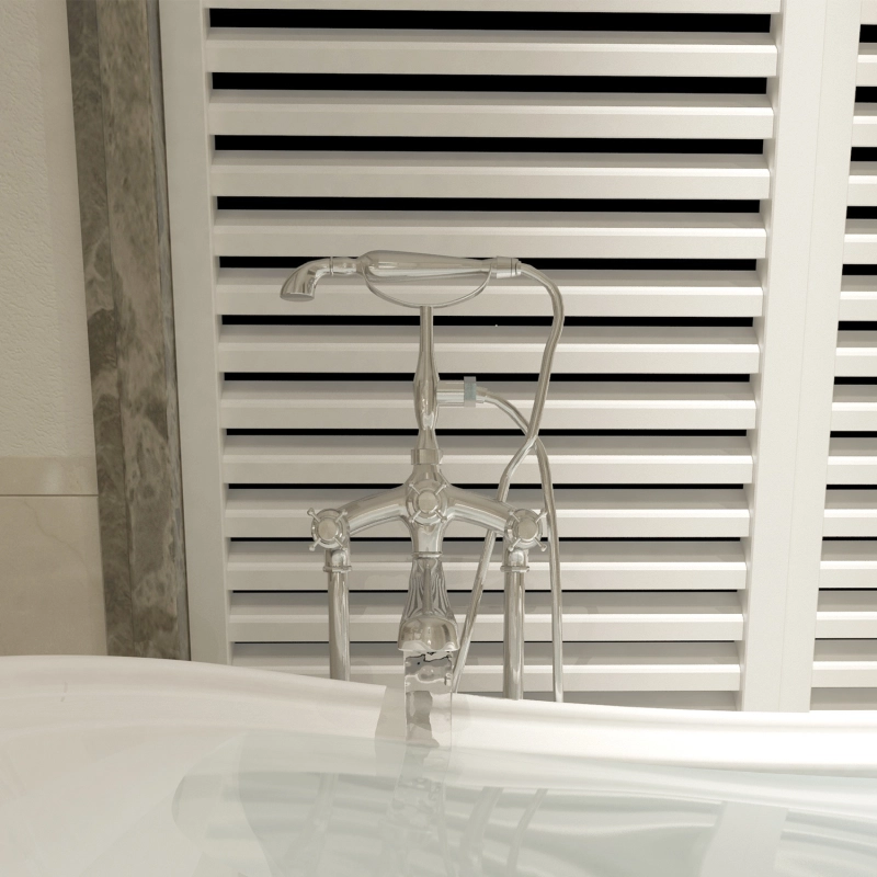 FF019/FF019BN/FF019MB/FF019ORB/FF019TG  Freestanding Floor Mounted Bath Tub Filler Faucets with Hand Held Shower Head
