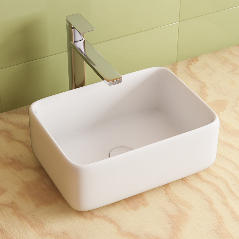 AR1915T 19.63'' L x 15.75'' W x 5.5'' H Topmount Bathroom Sink Basin in White Ceramic