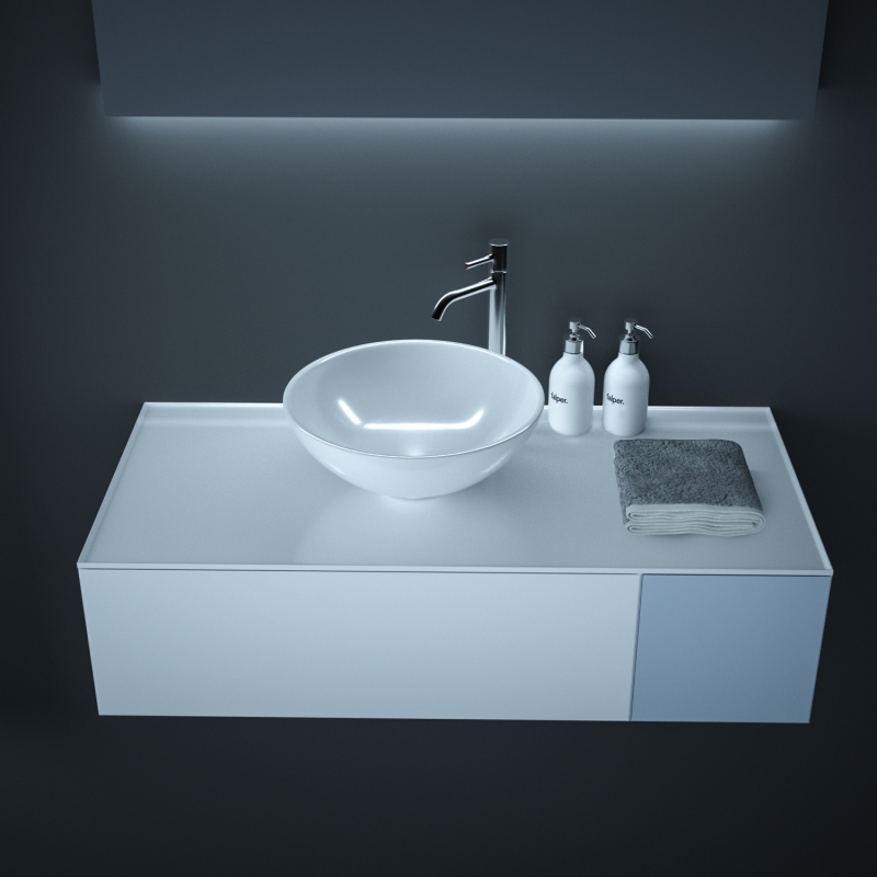AB17 16.5 in. Above Counter Sink Basin in White Ceramic