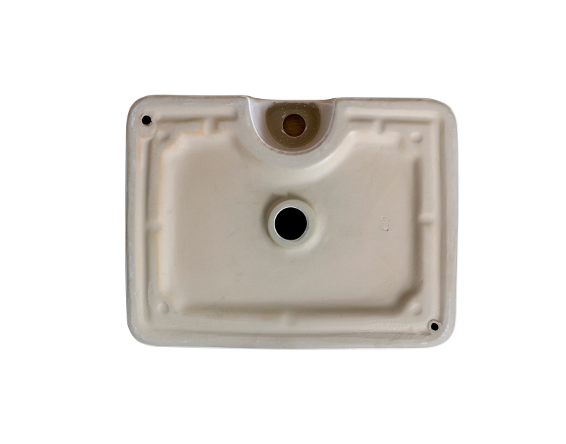 AB1915F1 18.88 in. Topmount Bathroom Sink Basin in White Ceramic