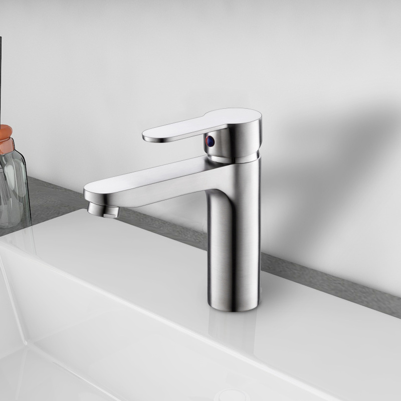 F40004/F40004BN Single Hole Single-Handle Bathroom Faucet