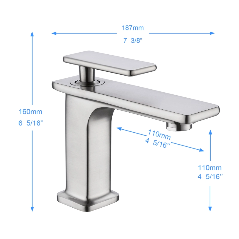 F40043/F40043BN/F40043H/F40043HBN  Single Hole Single-Handle Bathroom Faucet