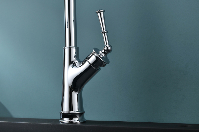 F80079/F80079BN Single Handle Pull Down Sprayer Kitchen Sink Faucet