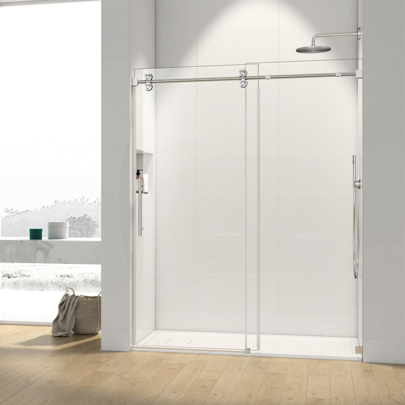 HHKSGS04 Single Sliding Frameless Shower Door/Enclosure