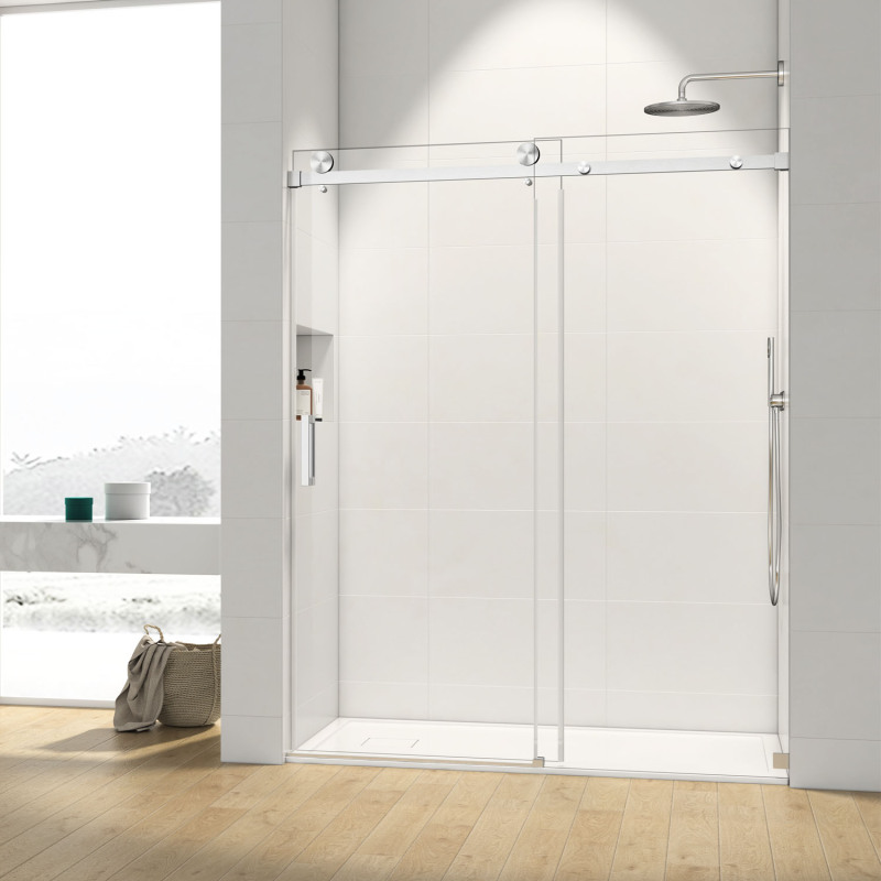 HHKSGS05 Single Sliding Frameless Shower Door/Enclosure