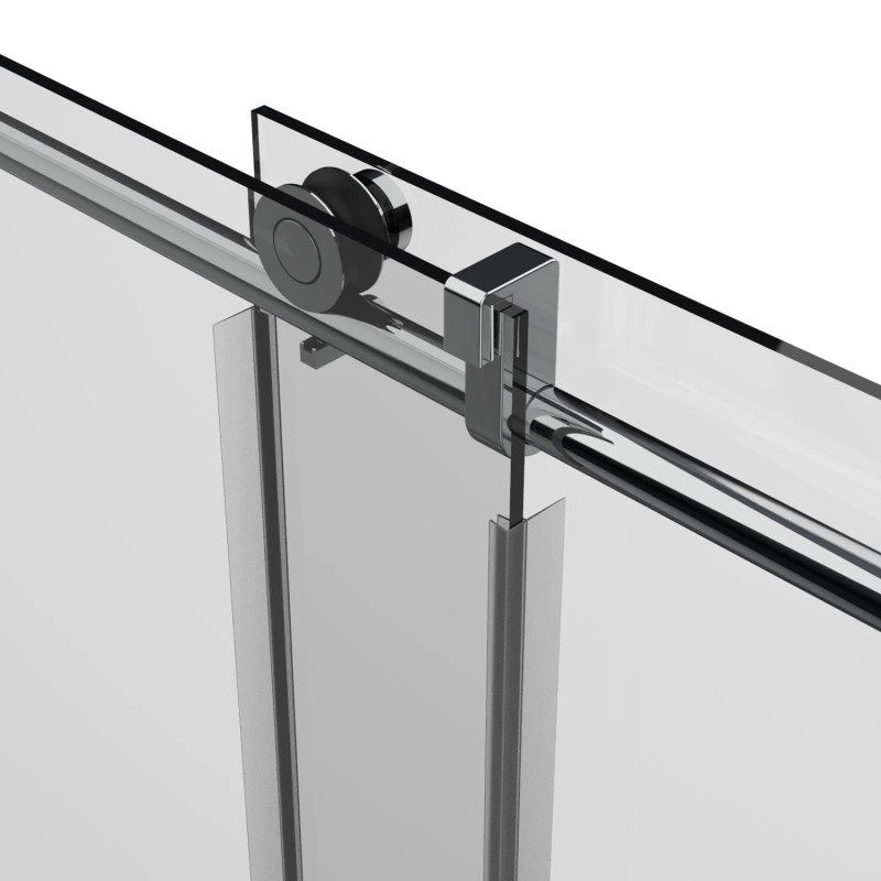 HHKSGS09 Single Sliding Frameless Shower Door/Enclosure