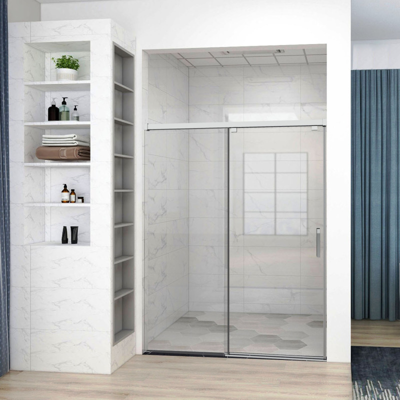 HHKSGS11 Single Sliding Frameless Shower Door/Enclosure