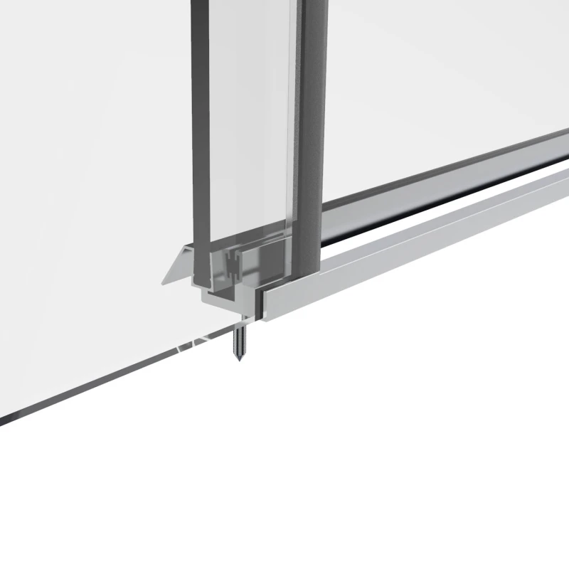 HHKSGS11 Single Sliding Frameless Shower Door/Enclosure