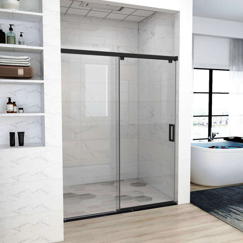 HHKSGS11 Single Sliding Frameless Shower Door/Enclosure