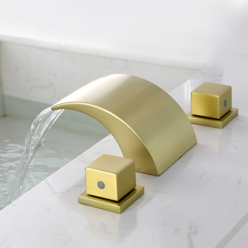 1521BL/ 1521BG/ 1521BN   Widespread Bathroom Faucet