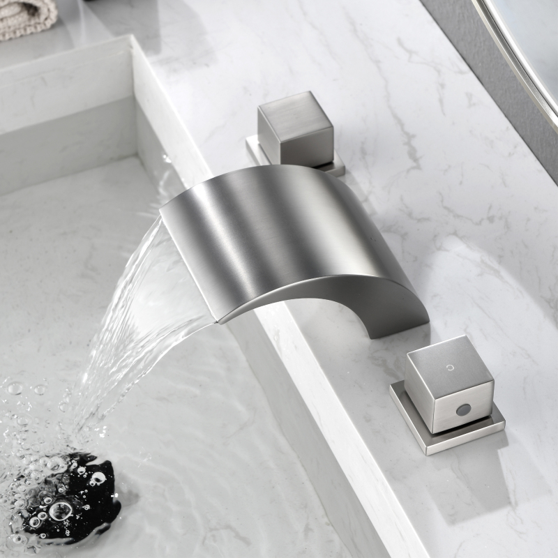 1521BL/ 1521BG/ 1521BN   Widespread Bathroom Faucet