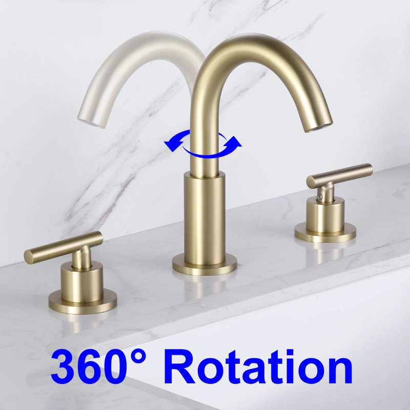 1515BL/ 1515BG/ 1515BN  Widespread Bathroom Faucet