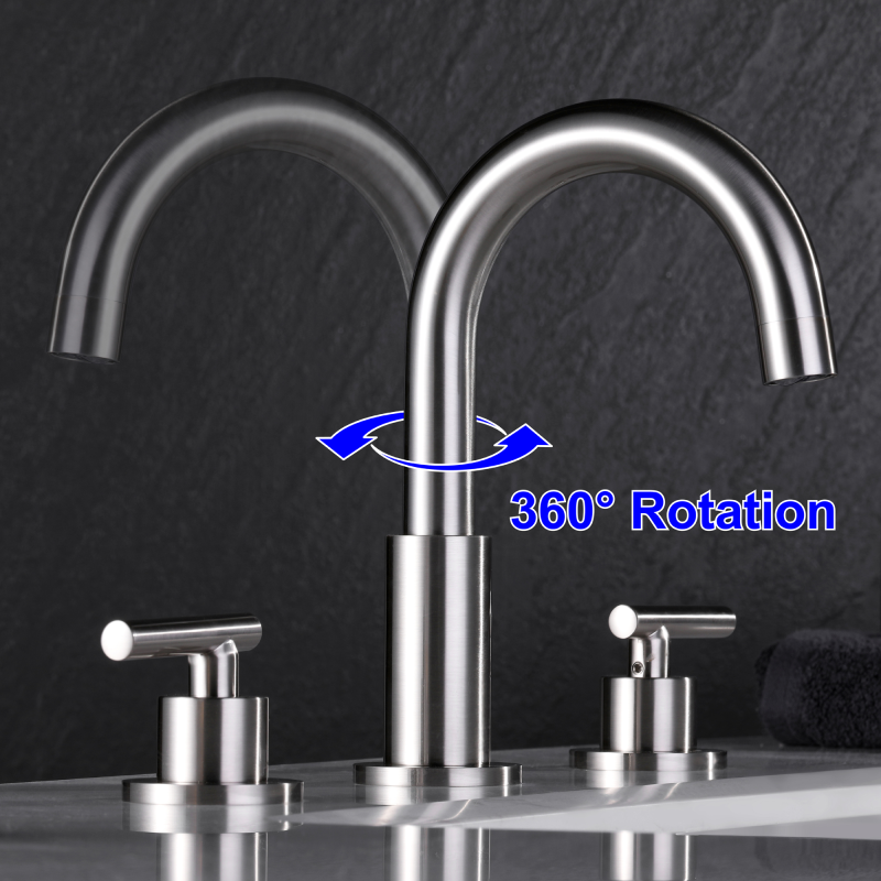 1515BL/ 1515BG/ 1515BN  Widespread Bathroom Faucet