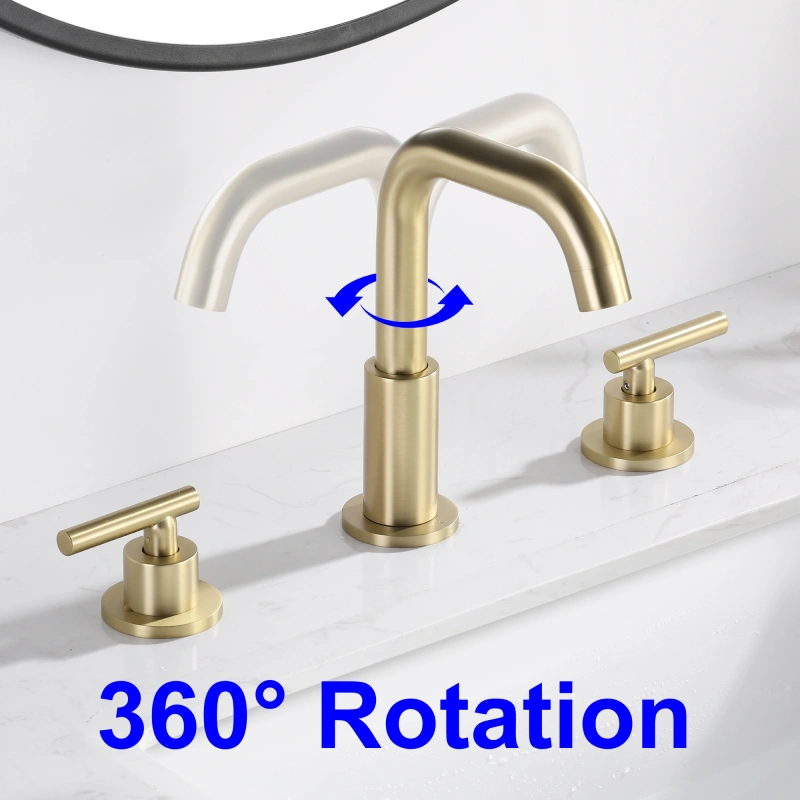 1514BL/ 1514BG/ 1514BN  Widespread Bathroom Faucet
