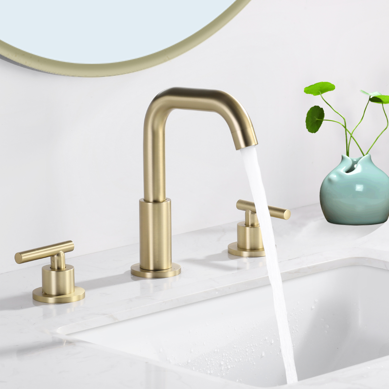 1514BL/ 1514BG/ 1514BN  Widespread Bathroom Faucet