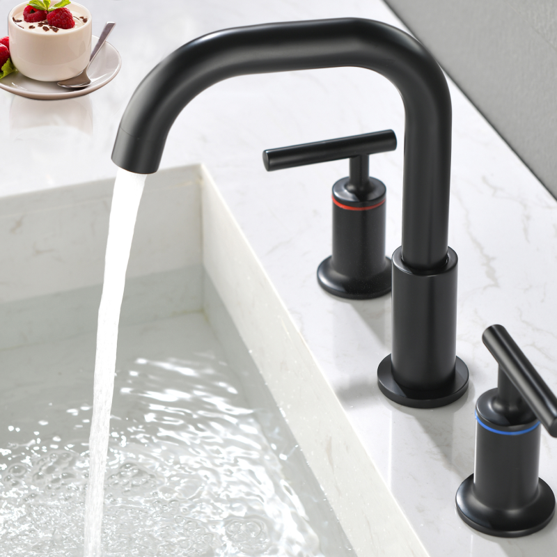 1511BL/ 1511BG/ 1511BN  Widespread Bathroom Faucet