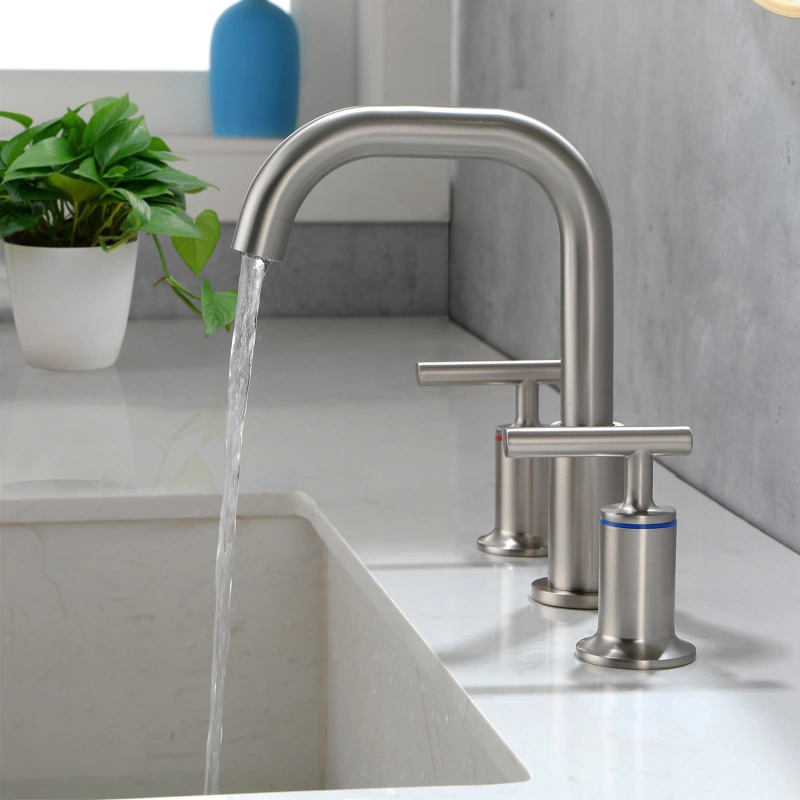 1511BL/ 1511BG/ 1511BN  Widespread Bathroom Faucet