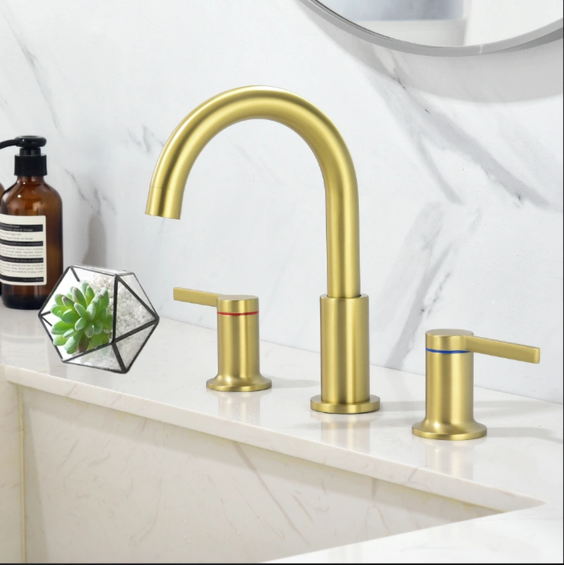 1512BL/ 1512BG/ 1512BN  Widespread Bathroom Faucet