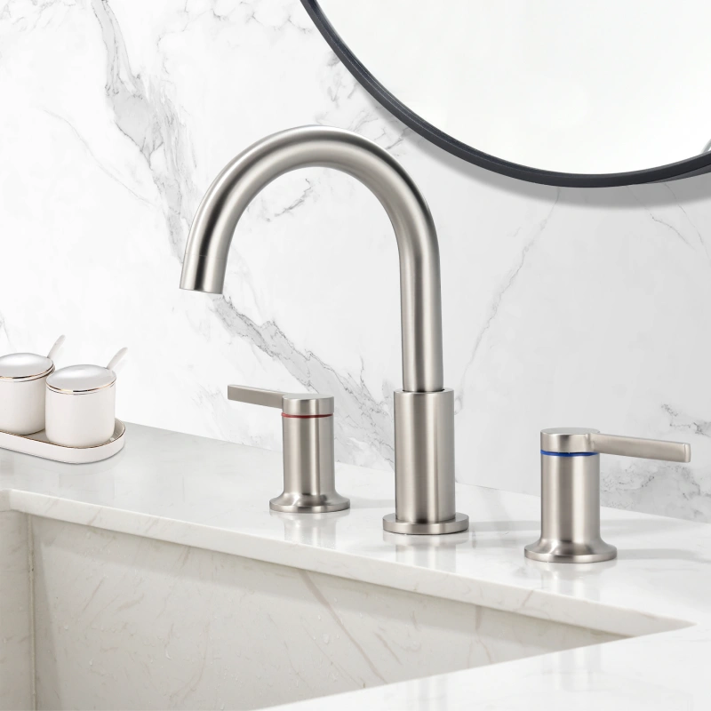 1512BL/ 1512BG/ 1512BN  Widespread Bathroom Faucet