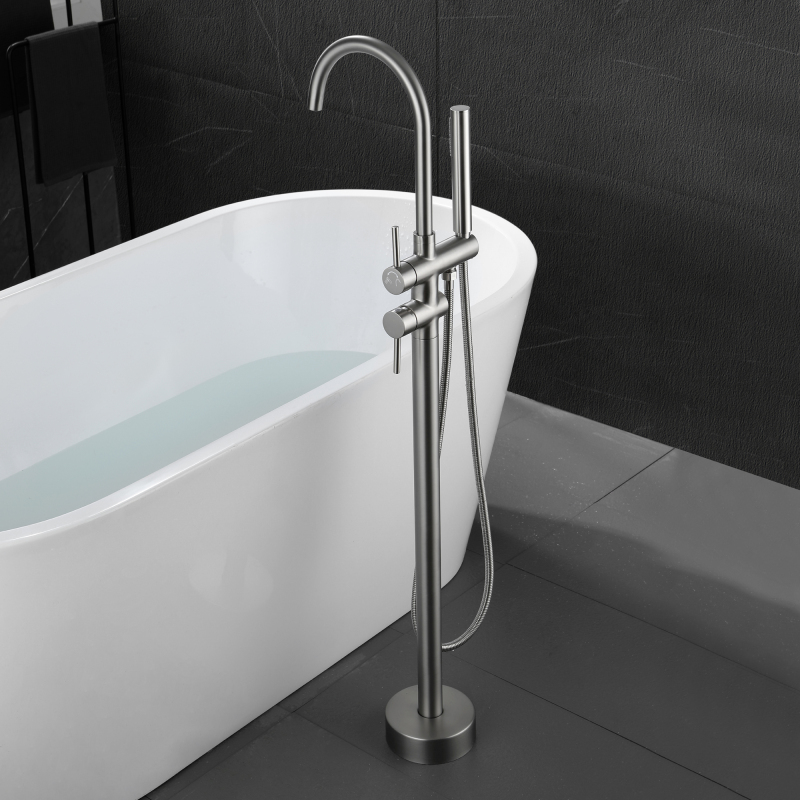 18006BL/ 18006BG/ 18006BN Floor Bathtub Faucet