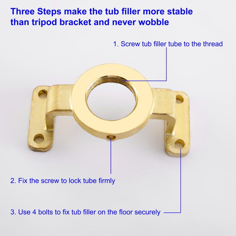 18007BL/ 18007BG/ 18007BN Floor Bathtub Faucet