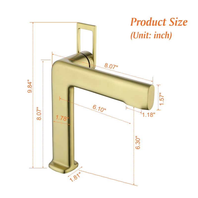 2622BL/ 2622BG  Vessel Sink Bathroom Faucet