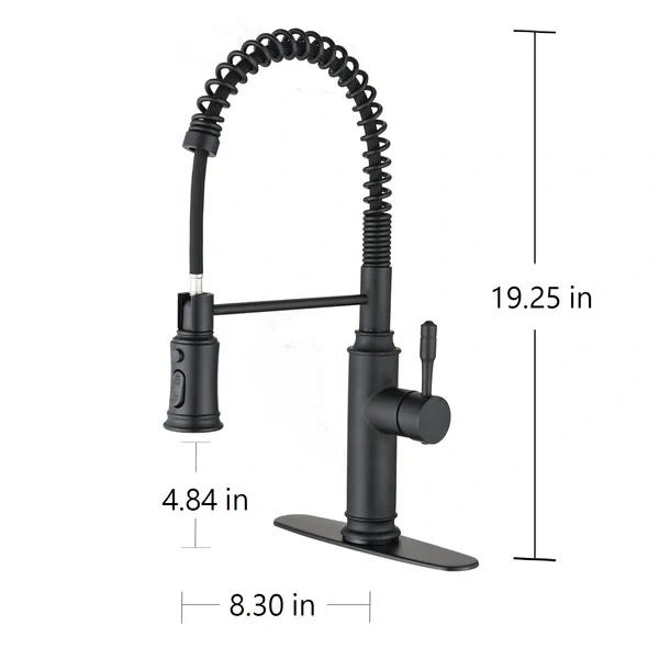 HK94026MB02-8 / HK94026NS02-8   Touch Kitchen Faucet With Pull Down Sprayer