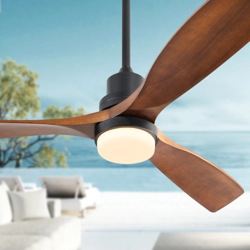 D01-KBS-5247-DC  52 Inch Ceiling Fan Light With 6 Speed Remote Reversible Energy-saving DC Motor