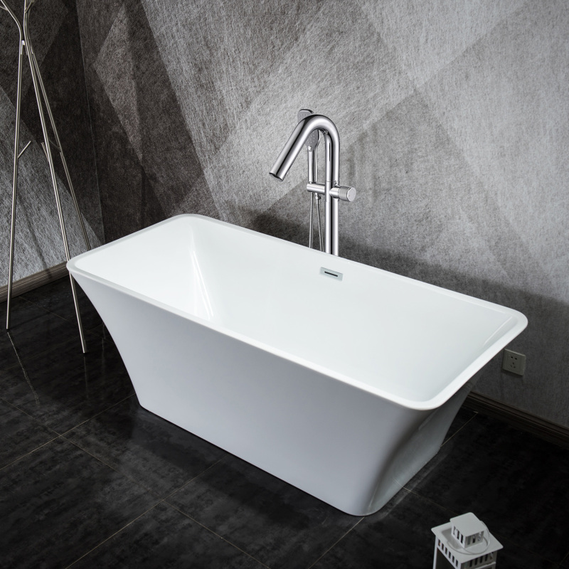 MKT-0281 / MKT-0281MB Single Handle Floor Mounted Freestanding Tub Filler