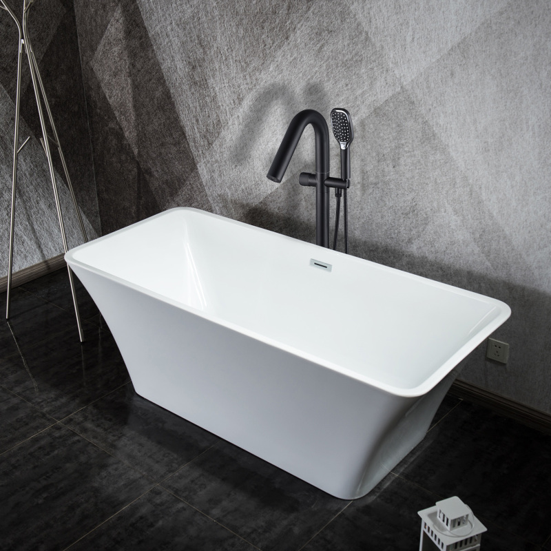 MKT-0281 / MKT-0281MB Single Handle Floor Mounted Freestanding Tub Filler