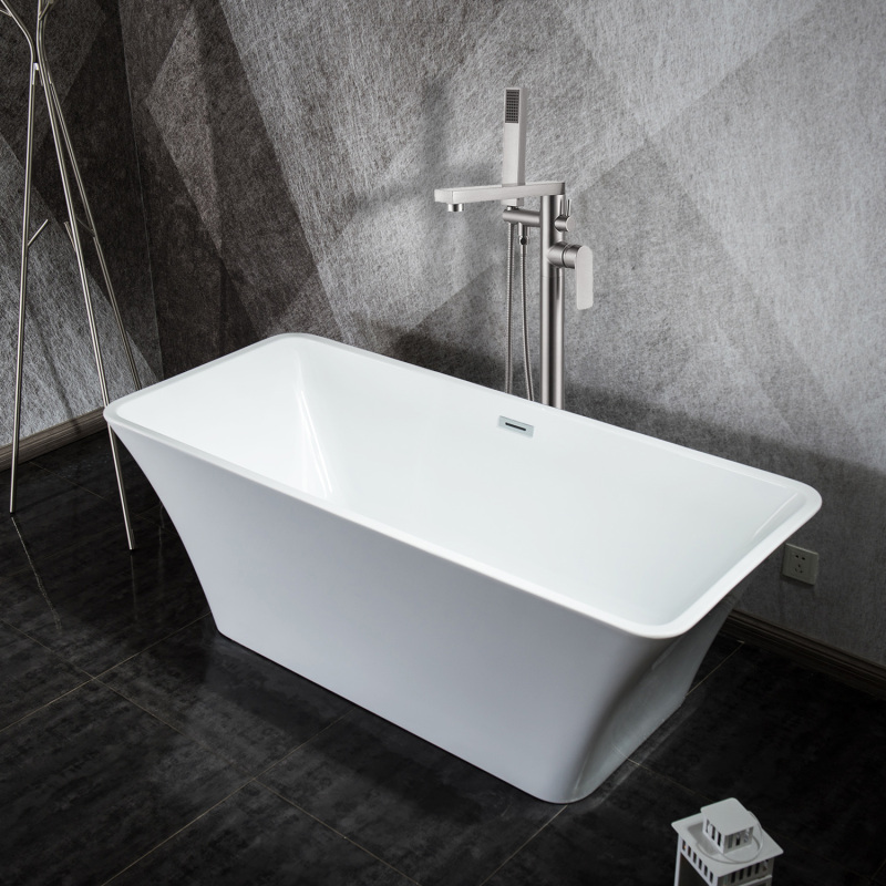 MKT-407 / MKT-407BN Single Handle Floor Mounted Freestanding Tub Filler