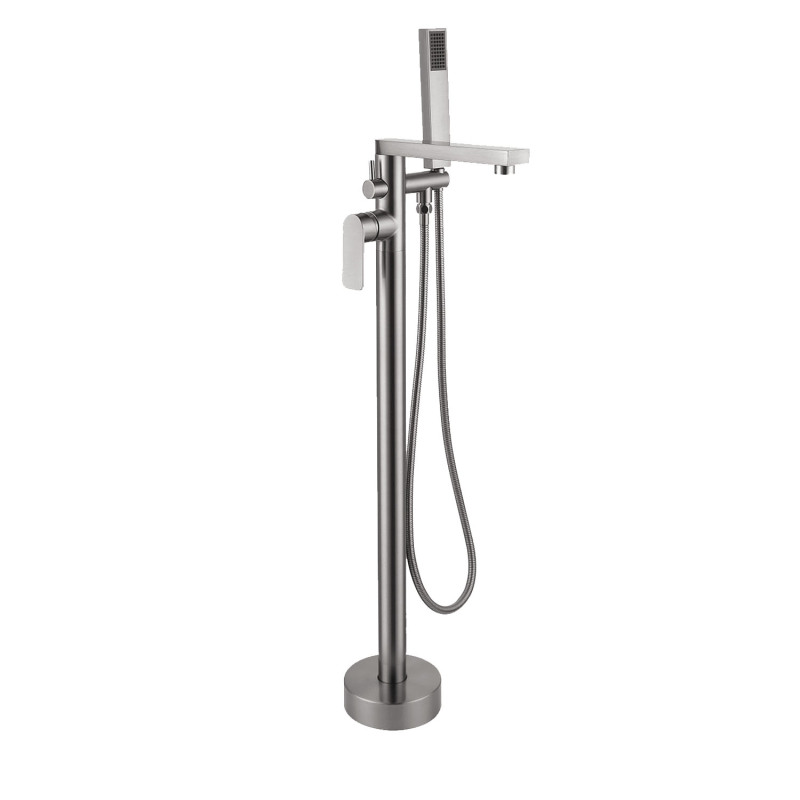 MKT-407 / MKT-407BN Single Handle Floor Mounted Freestanding Tub Filler