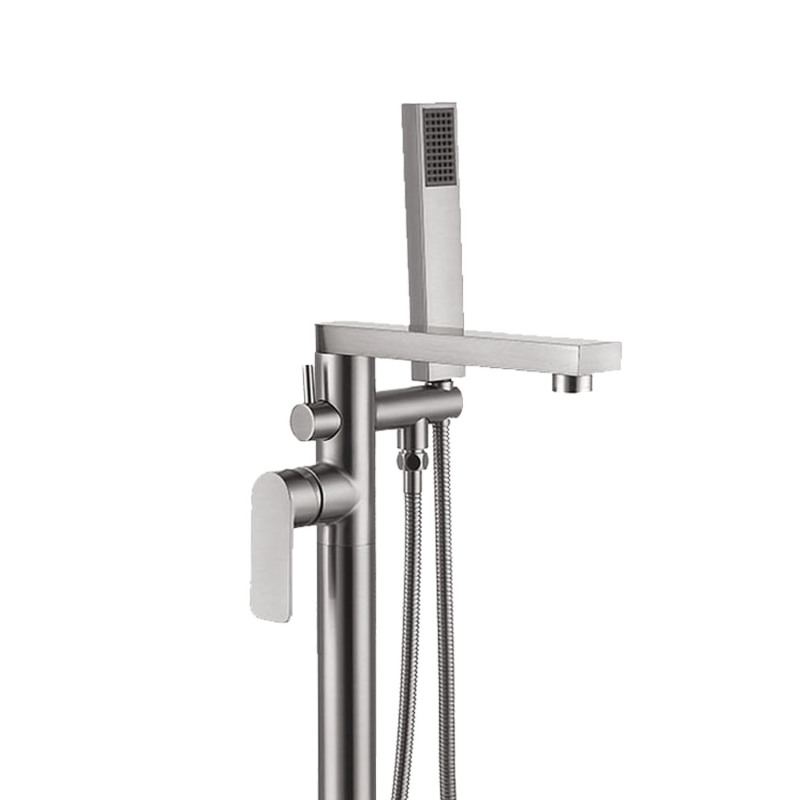 MKT-407 / MKT-407BN Single Handle Floor Mounted Freestanding Tub Filler