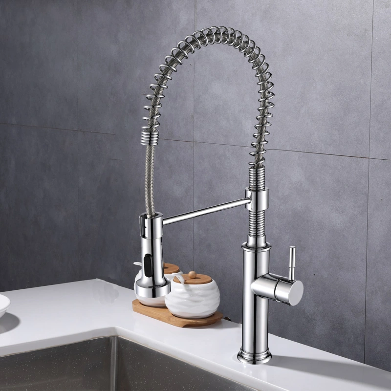 MKT-80400 / MKT-80400BN Pull Out Single Handle Kitchen Faucet