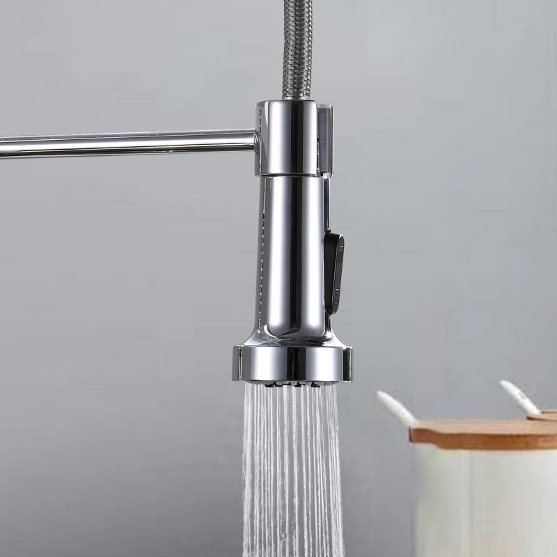 MKT-80400 / MKT-80400BN Pull Out Single Handle Kitchen Faucet