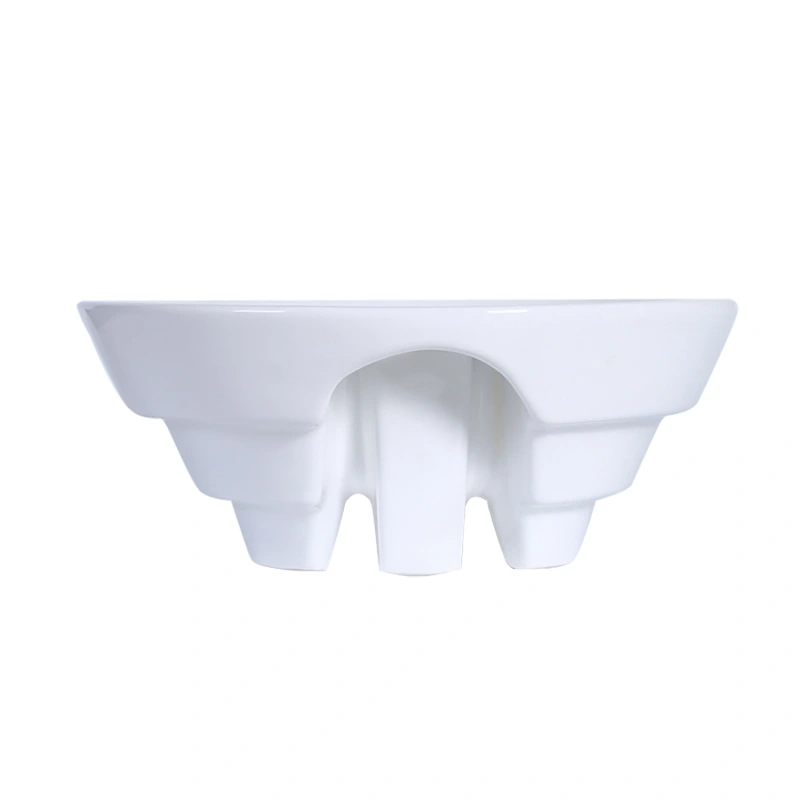 AB18F1 Ceramic Above Counter Round Bathroom Sink