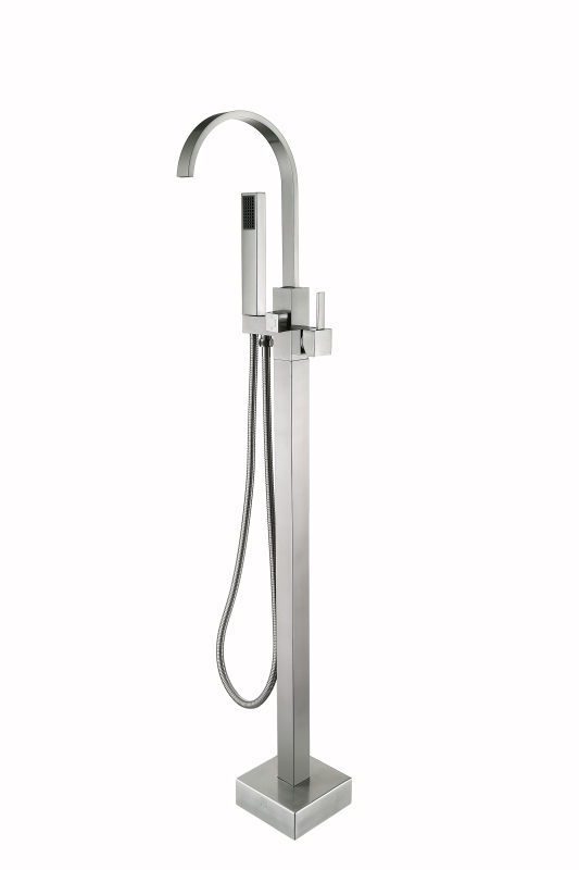 FF016/FF016BB/FF016MB/FF016VB/FF016BN/FF016ORB 1-Handle Freestanding Tub Faucet with Hand Shower Head