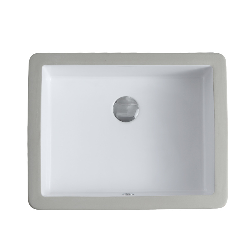 UB2016 Ceramic Undermount kitchen sink,white