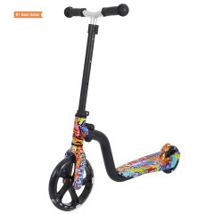 Kids Scooter Ages 6-12 Foldable Swing Scooter With Adjustable Handlebars Big Wheels Folding Sport Kick Scooters