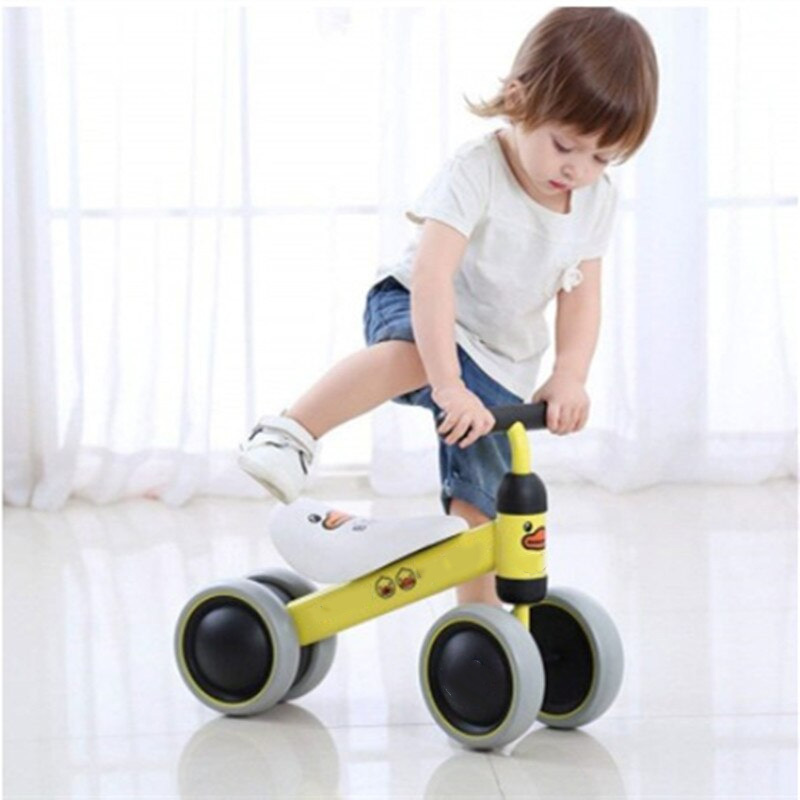 Toddlers 1-2 Year Old Boys Girls Kids Ride-On Trike Toys for 10-24 Month Children Walker Bicycle No Pedal Baby Balance Bike