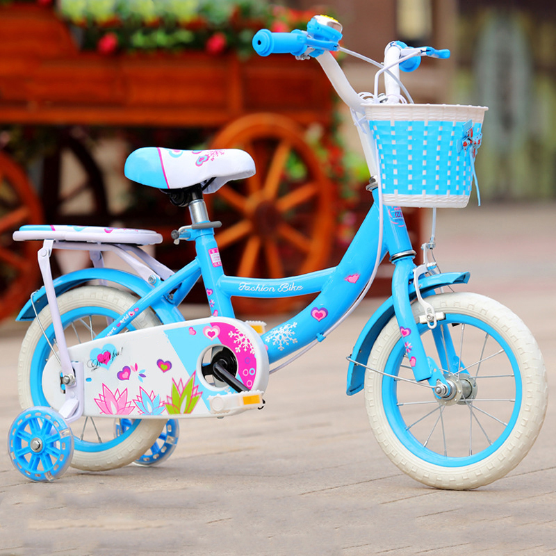 12" 14" 16" 18" Kid's Bike Gears Ages 5-8 Training Wheels Little Style Toddler Bike Seat For Girls