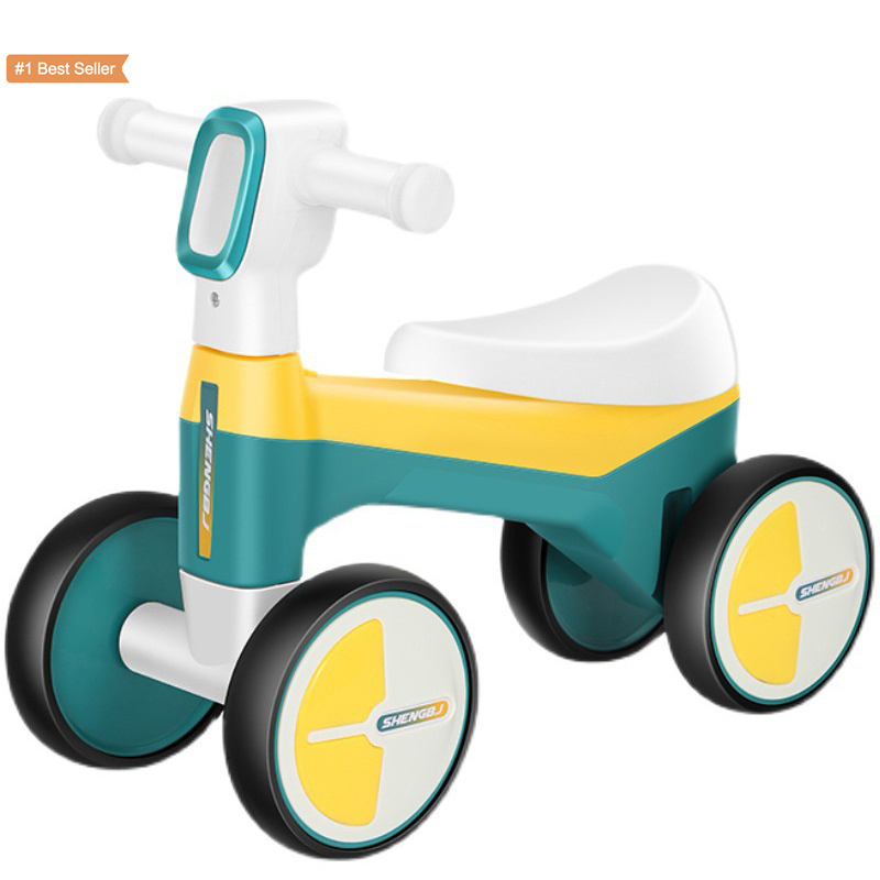 Istaride Children's Balance Car Without Pedal Baby Four Wheels Swing Car Kids' Ride on Vehicles Kids Tricycle Baby Walker Balance Bike