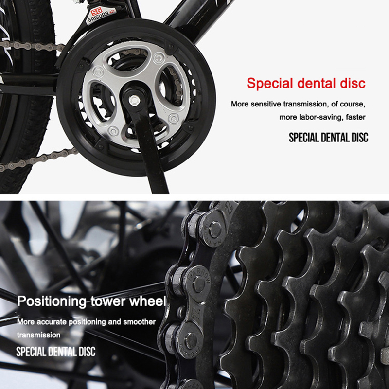 Istaride 26 Inch carbon steel mountain bike 21/24/27 Speed MTB Mechanical disc brake bicycle